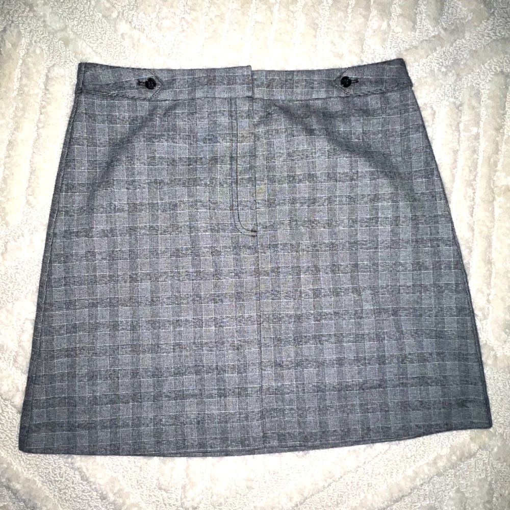 BANANA REPUBLIC: Black/White/Grey Skirt - Size 10
